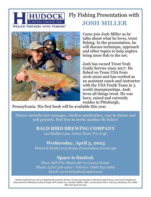 Hudock Capital Group offering free Fly Fishing Presentation